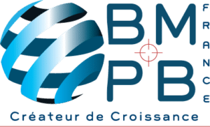 logo de l'agence de prospection externalisée BMPB avec fond transparent